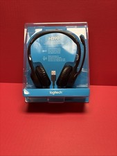 Logitech H390 USB Computer Headset clear sound and conform (Black) NEW picture