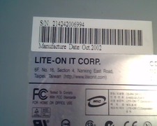 LITE-ON IT CORP CD-RW Drive LTR-52246S Oct2002 52x24x52x Rewritable Ultra Speed  picture