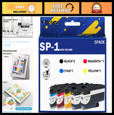 Sublimation Ink Cartridges 5-Pack for Brother SP-1 Printers, 110ML, High Quality picture