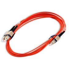Hubbell Fiber Optic Patch Cord Plenum OM1 Cable Duplex MM SC-SC 3m DFPCSCSCC3MM picture