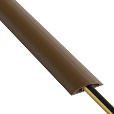 DLine 6ft Floor Cord Cover, Cable Protector, Hide Extension Cords, Protect Co... picture