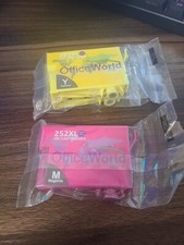Office World 252XL Ink Cartridge 2 Yellow, 1 Magenta New Sealed picture