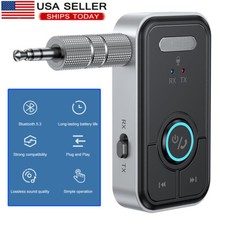 USB Wireless Bluetooth 5.3 Transmitter+Receiver for Car Music Audio Aux Adapter picture