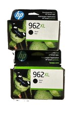 Lot of 2 Genuine HP 962XL Black High Yield Ink Cartridges OEM Expired 04/2024 picture