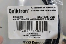 Lot of 38 New 5' foot Black Non-Booted Cat 5e Patch Cables Quiktron/Legrand  picture