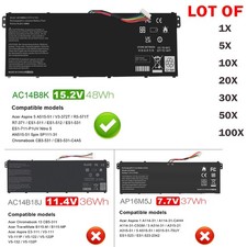 💖LOT OF AC14B8K Battery for Acer Chromebook CB5-311 CB3-531 CB5-571 4ICP5/57/80 picture