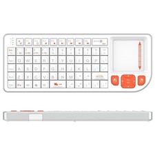 K809 Mini Wireless Keyboard Touchpad Easy Media Control White PC Accessory picture