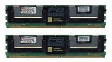 KINGSTON 4GB 2x2GB 2Rx8 PC2-5300F 667MHz KVR667D2D8F5K2/4G 9965286-053.A00LF ECC picture