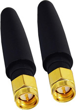 2-Pack 2.4Ghz Mini Wifi Antenna 2Dbi FPV Antenna Omni Directional SMA Male Omni- picture