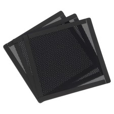 3PCS PC Dust Filter 150x150mm Magnetic Frame Computer Case Cooler Mesh Black picture