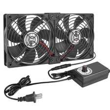 Big Airflow 2 x 120mm 240mm AC 110V 120V 220V 240V Variable Speed Fan for Min... picture