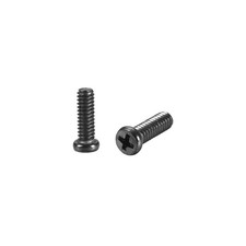 M2x7mm Laptop Notebook Computer Screws Phillips Screw Black 2.8mm Dia 100pcs picture