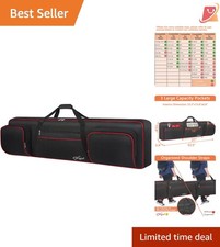 88 Key Keyboard Case Soft Padded Waterproof Carrying Bag with Pockets picture