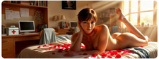 Wide Desk Pad - Resident Evil - Sexy Rebecca Chambers - Great Quality, Soft Feel picture