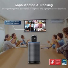 NEXIGO MEETING 360, 8K CAPTURED AI-POWERED FRAMING & SPEAKER TRACKING, -  BLACK picture