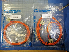 (2) Cables to Go #33155 6.6ft Duplex Multimode PVC Fiber Optic Cable (C2G33155) picture