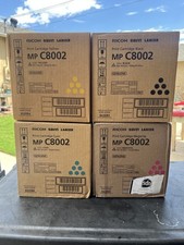 Genuine Ricoh Savin Toner Set MP C8002  MP C6502  842083 842084 842085 842086 picture