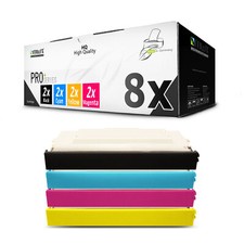 8x Toner for Lexmark C 500 N CMYK picture