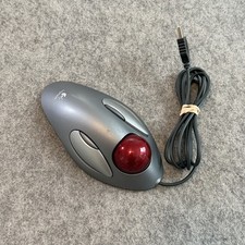 Logitech Trackman Marble Wired USB Trackball Mouse Ambidextrous Gray T-BC21 picture