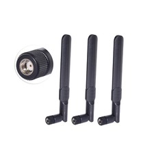 3x 6dBi 2.4G 5G 5.8G Dual Band WiFi RP-SMA Antennas for Netgear R7000 Nighthawk picture
