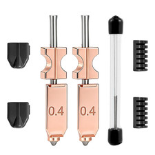 New 2PCS Nozzle Kit for Flashforge AD5X, 0.4Mm Hardened Steel Quick-Detachable H picture