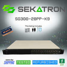 🔀 Cisco SG300-28PP-K9 28-Port Gigabit PoE+ Managed Switch ⚡FastShip picture