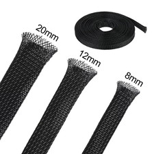 3m PET Braided Cable Sleeve: Expandable Wire Mesh Sleeve for Cable Management picture