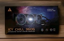 NEW Golden Field Liquid CPU Cooler Icy Chill G360 With RGB Lighting 120mm Fan picture
