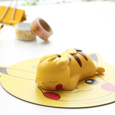 Pokemon Pikachu Figure Wireless Bluetooth Mouse 1200 DPI 8m USB Receiver Yellow picture