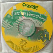 Crayola Dazzling Decorations Crafts CD-ROM for Windows 98/95/3.1, Mac, English picture