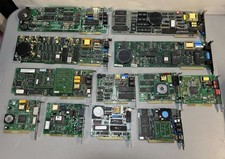 Lot of 12 Vintage Modem Cards picture