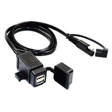 MP0609C 3.1Amp Waterproof Motorcycle Dual USB a) - SAE to Dual USB Adapter picture