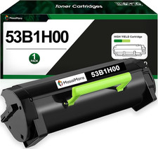 Chip 1-Pack Toner Cartridge Black 53B1H00 53B1000 53B0HA0 Lexmark BN picture