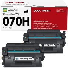 ** NEW Canon Toner | 070H / 070 | Black | High Yield | Compatible | 2-Pack picture