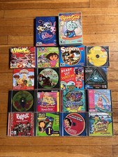 VINTAGE 90s 00s Kids Educational Skill PC Game CD ROM Lot picture