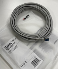 Lindy Cat.6A S/FTP LSZH Network Cable RJ45 Male to Male (Grey), 7.5 m - 47137 picture