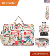 Garden Rose Waterproof & Shockproof Laptop Shoulder Bag - Fits 15.6 Inch Laptops picture