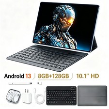 10.1 Inch Android Tablet 8GB 128GB Android 13 HD WiFi 5G For Home Office Tablet picture