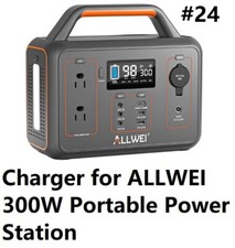 🔥ac adpater battery Charger For ALLWEI 300W Portable Power Station Bank picture