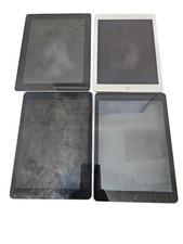 Lot of 4 Apple iPad - BROKEN / AS-IS - For Parts or Repair Only picture