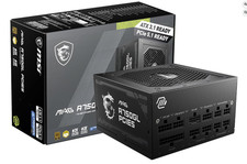 Msi MAG A750GL PCIE5 750W 80+ GOLD Power Supply Damaged box picture