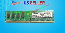 Crucial  1GBx8  240-PIN DIMM 128Mx64 DDR2 PC2 Desktop Memory Model CT12864AA667 picture