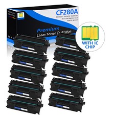 10PK CF280A 80A Toner Cartridge For HP Laserjet Pro M425dn M401dw M425dw M401d picture