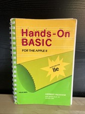 Vintage 1983 Hands-on Basic for the Apple II Herbert Peckham Computer  book picture