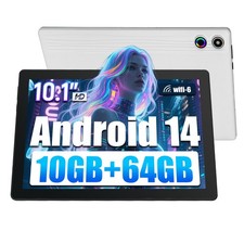 Tablet 10 Inch Android 14 Octa Core 10GB RAM 64GB ROM 1TB Expandable Dual Camera picture