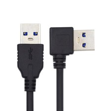 xiwai USB 3.0 Angled Type-A Male to Straight 5Gbps Data... picture