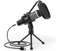 Micrófono Condensador Para Computadora YouTube Grabación Con Accesorios Pro. Neg picture
