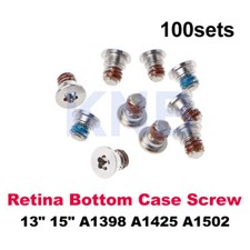 100sets/lot New For MacBook Pro Retina A1398 A1425 A1502 Bottom Screw Screws picture