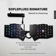 Sofle Plus 2 Signature, Split Ergonomic Keyboard w/ Trackpad + MX Switch Hotswap picture