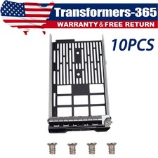 10X 3.5in SAS SATA Hard Drive Caddy For Dell PowerEdge R730xd T630 0KG1CH New picture